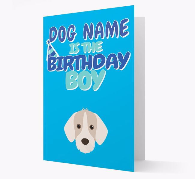 'Birthday Boy' Card with {breedFullName} Icon